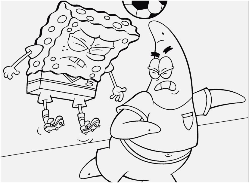 Soccer Coloring Pages Image Unbelievable Spongebob Soccer Coloring 827x609 Soccer Coloring Pages Image Unbelievable Spongebob Soccer Coloring