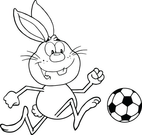 Soccer Coloring Pages Cute Rabbit Playing Soccer Coloring Page 480x454 Soccer Coloring Pages Cute Rabbit Playing Soccer Coloring Page