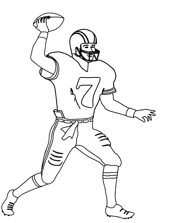 Nfl Football Player Number 7 Coloring For Kids 675x859 Nfl Football Player Number 7 Coloring For Kids