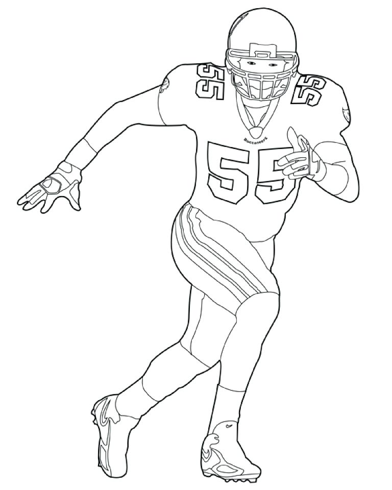 Football Player Coloring Pages Icontent 768x960 Football Player Coloring Pages Icontent