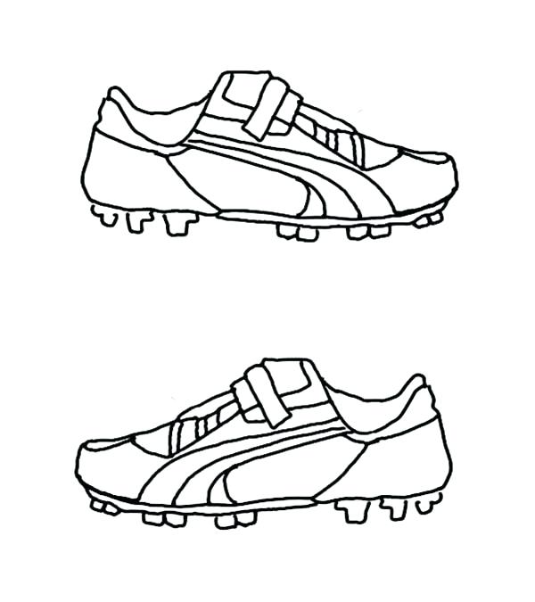 600x675 Coloring Pages Of Soccer Soccer Shoes Coloring Page Sky Coloring