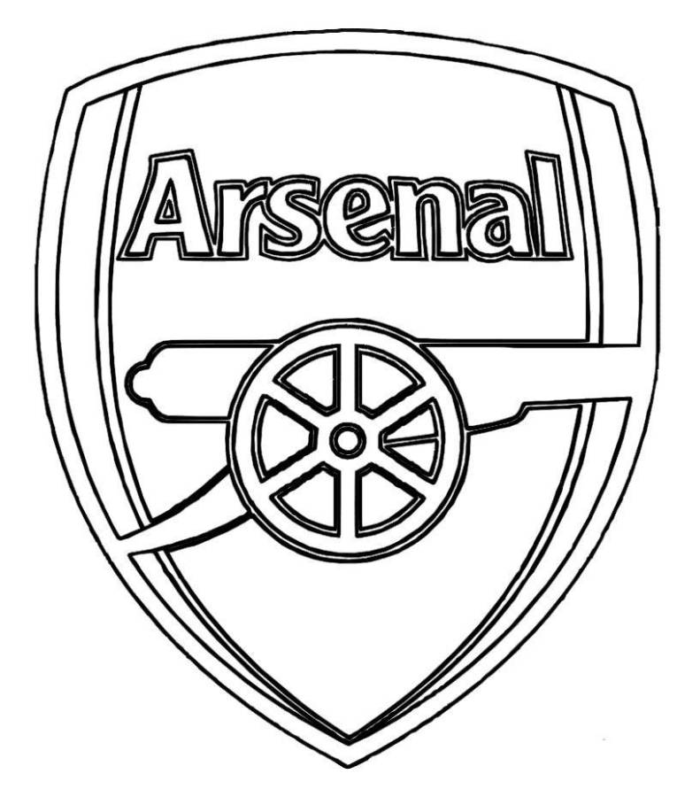 Print Arsenal Logo Soccer Coloring Pages Or Download Arsenal Logo 791x900 Print Arsenal Logo Soccer Coloring Pages Or Download Arsenal Logo