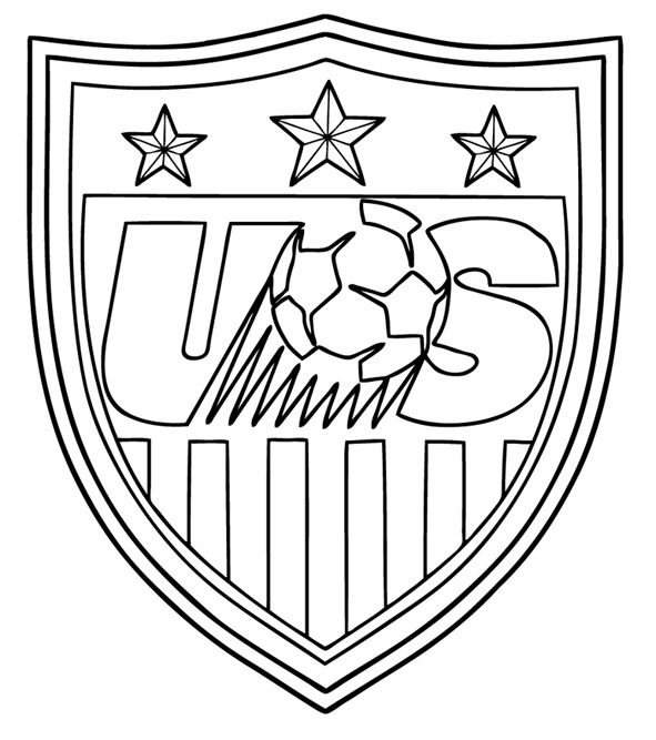 Usa Soccer Coloring Pages 591x667 Usa Soccer Coloring Pages