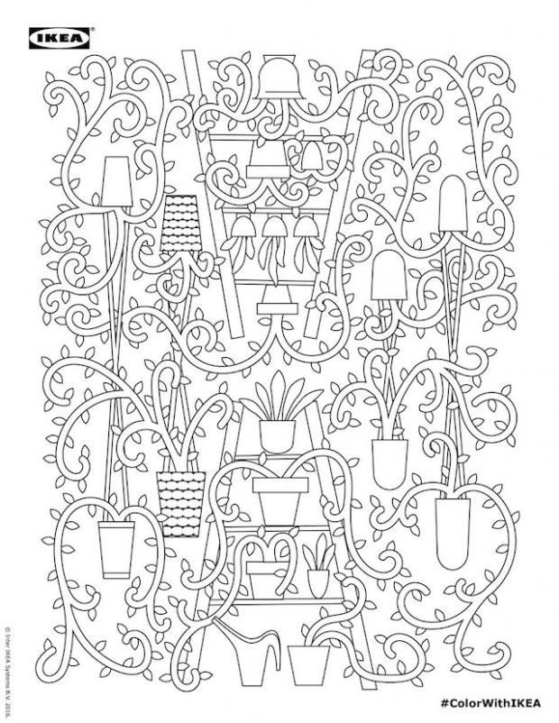 620x802 Ikea Coloring Pages Are The Perfect Break From Ikea Assembly