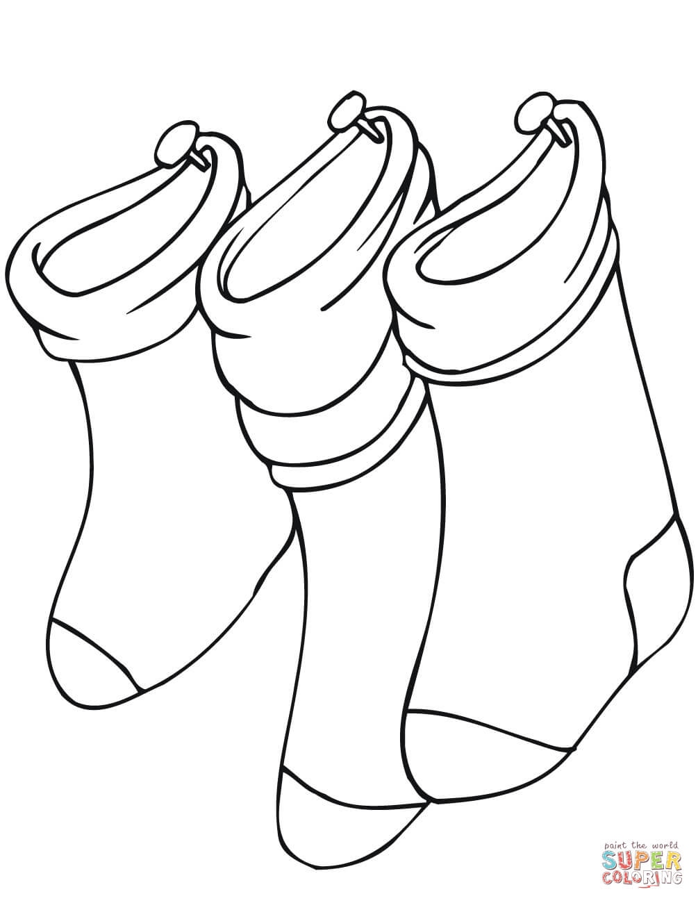 Sock Coloring Page at GetColorings.com | Free printable colorings pages ...