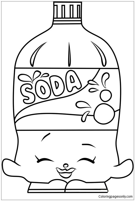 566x839 Soda Shopkins Coloring Page Summer Coloring Pages