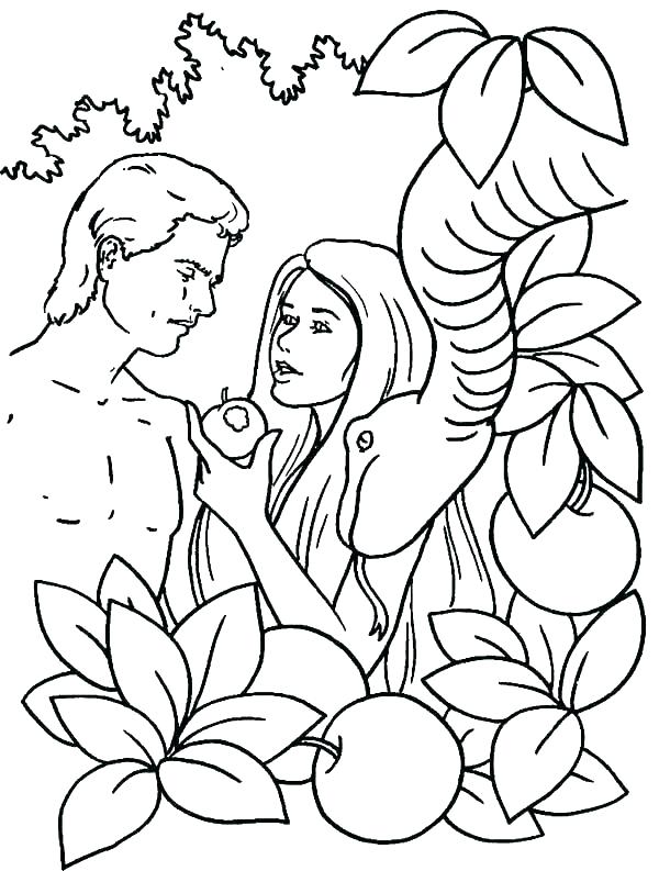 600x793 Adam And Eve Coloring Page Lds And Eve Coloring Page And Eve