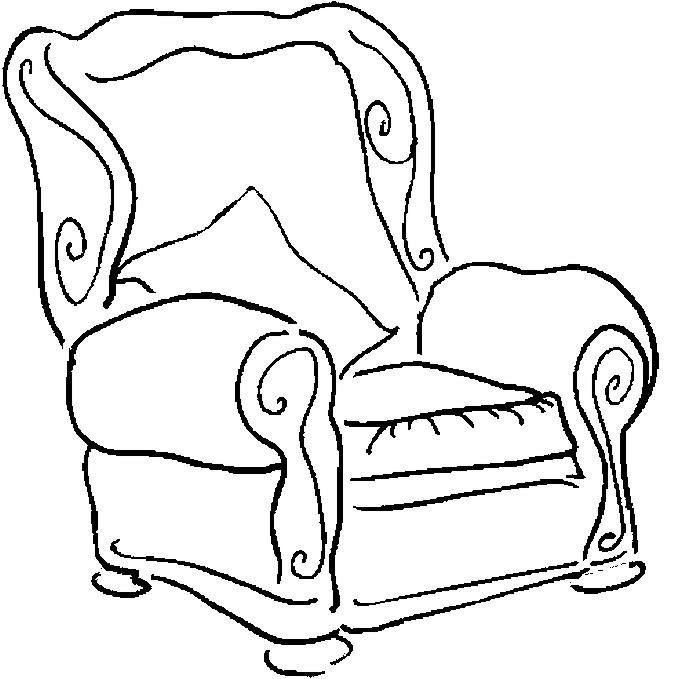Chair Coloring Page 675x679 Chair Coloring Page