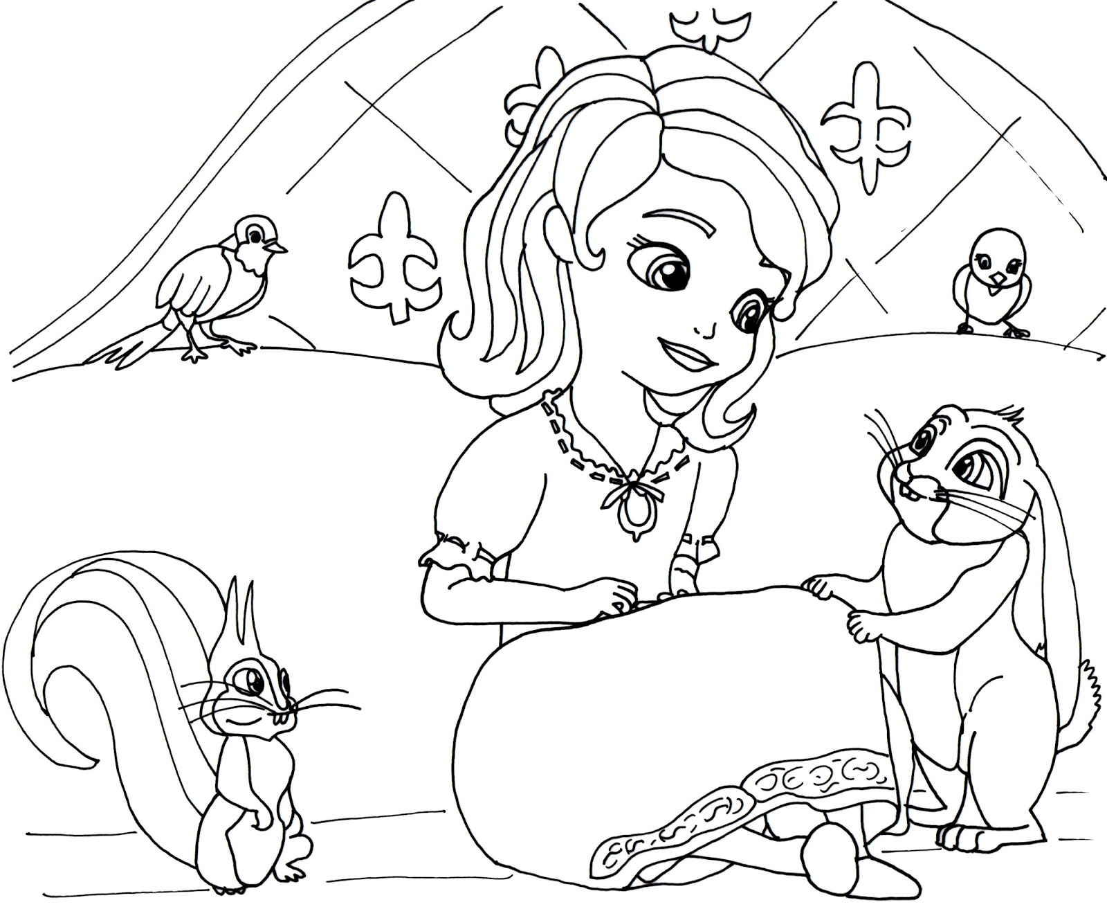 1600x1313 Luxury Here To Print Sofia The First Coloring Page In Her Night