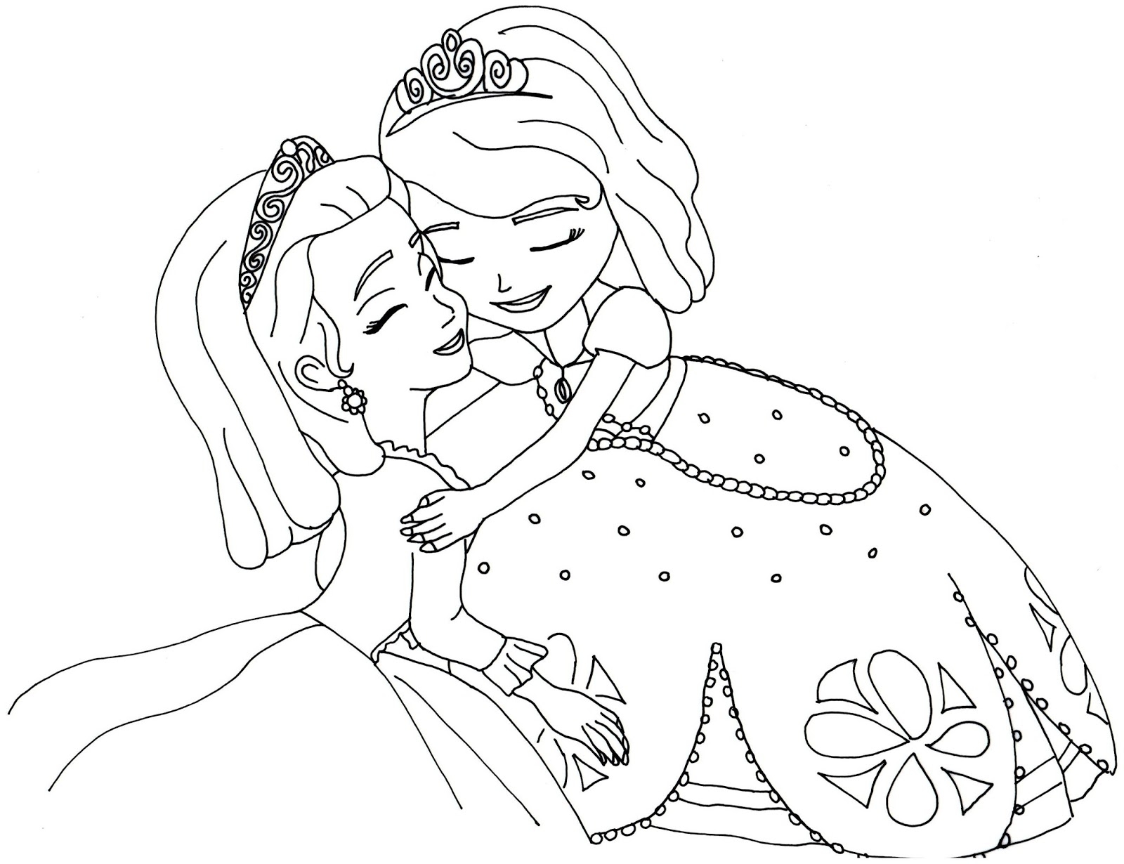 1600x1230 Printable Sofia The First Coloring Pages
