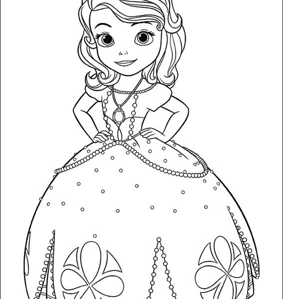Sofia Coloring Pages Free Coloring Page Ideas 567x600 Sofia Coloring Pages Free Coloring Page Ideas