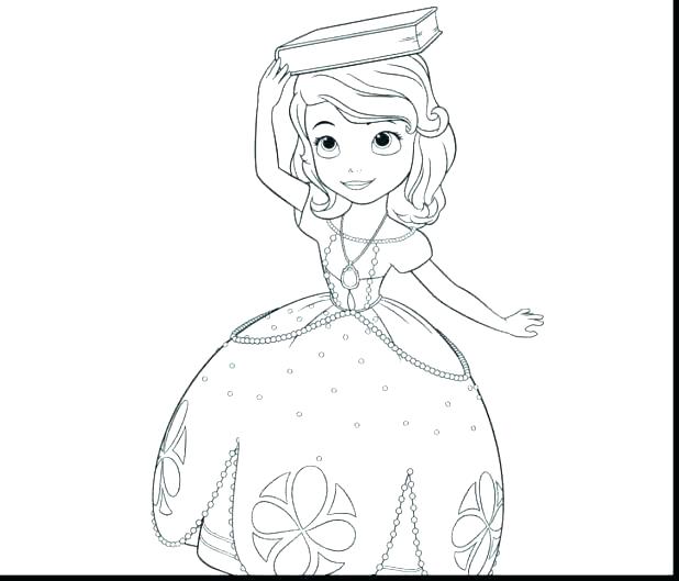 Sofia The First Coloring Pages Pdf Princess Coloring Page Princess 618x529 Sofia The First Coloring Pages Pdf Princess Coloring Page Princess