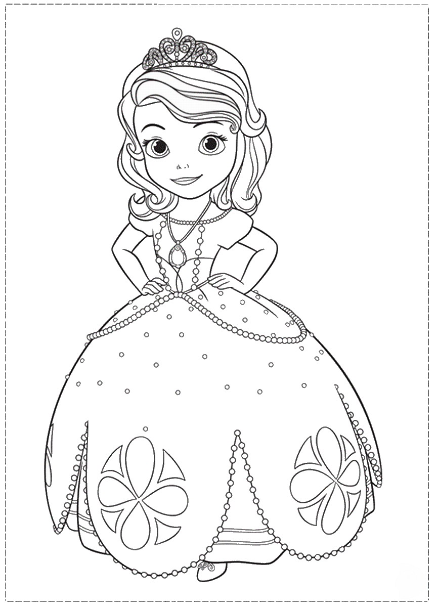 Sofia The First Coloring Pages 864x1200 Sofia The First Coloring Pages