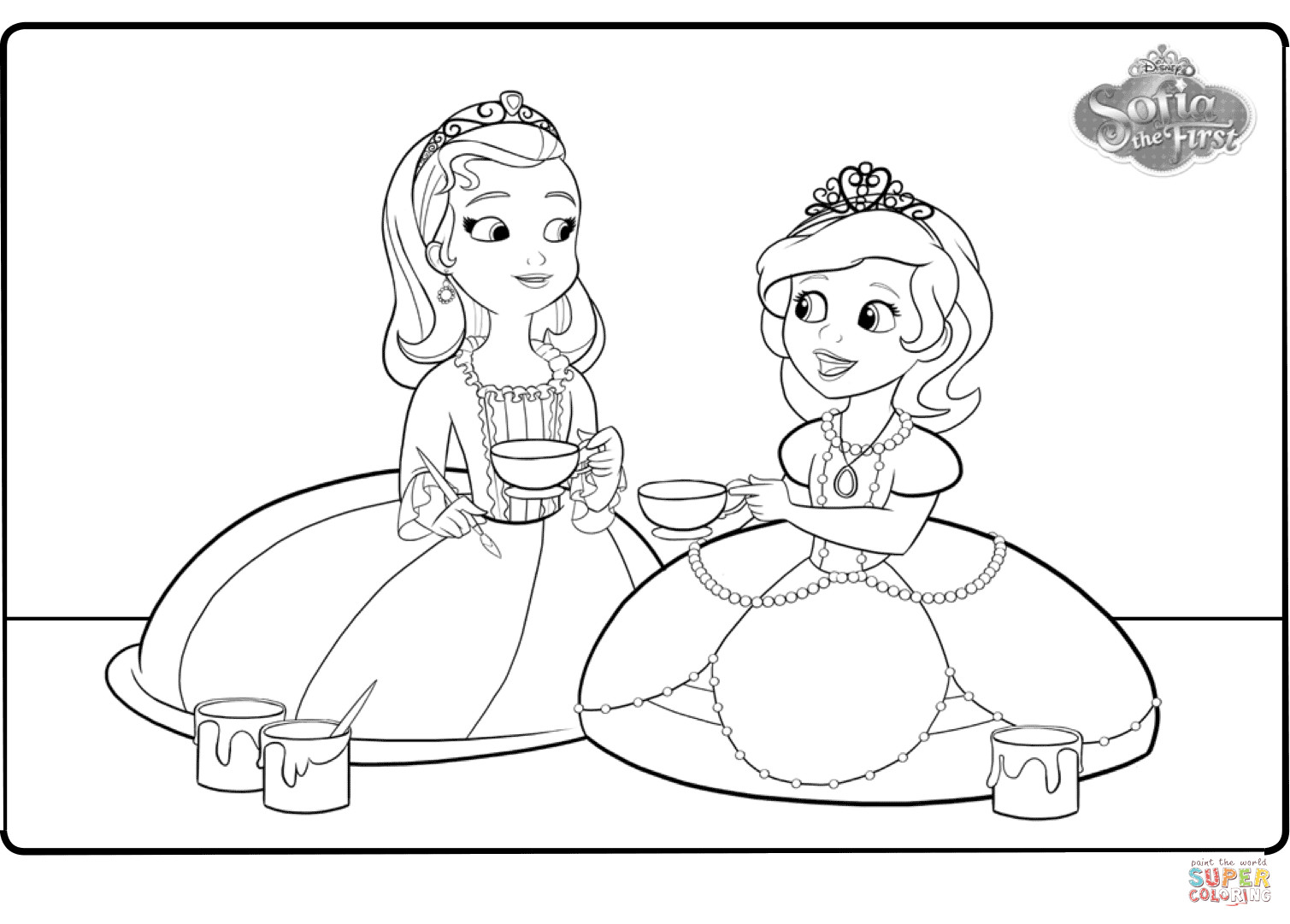 Princess Sofia Coloring Pages With 21 The First Endearing 1509x1081 Princess Sofia Coloring Pages With 21 The First Endearing
