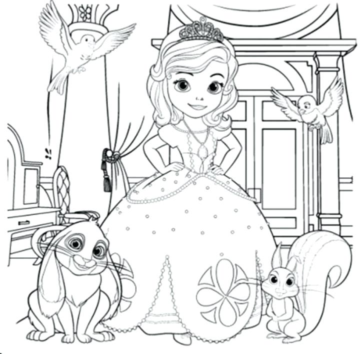 728x707 Sofia First Coloring Pages Sia Sofia Coloring Pages To Print