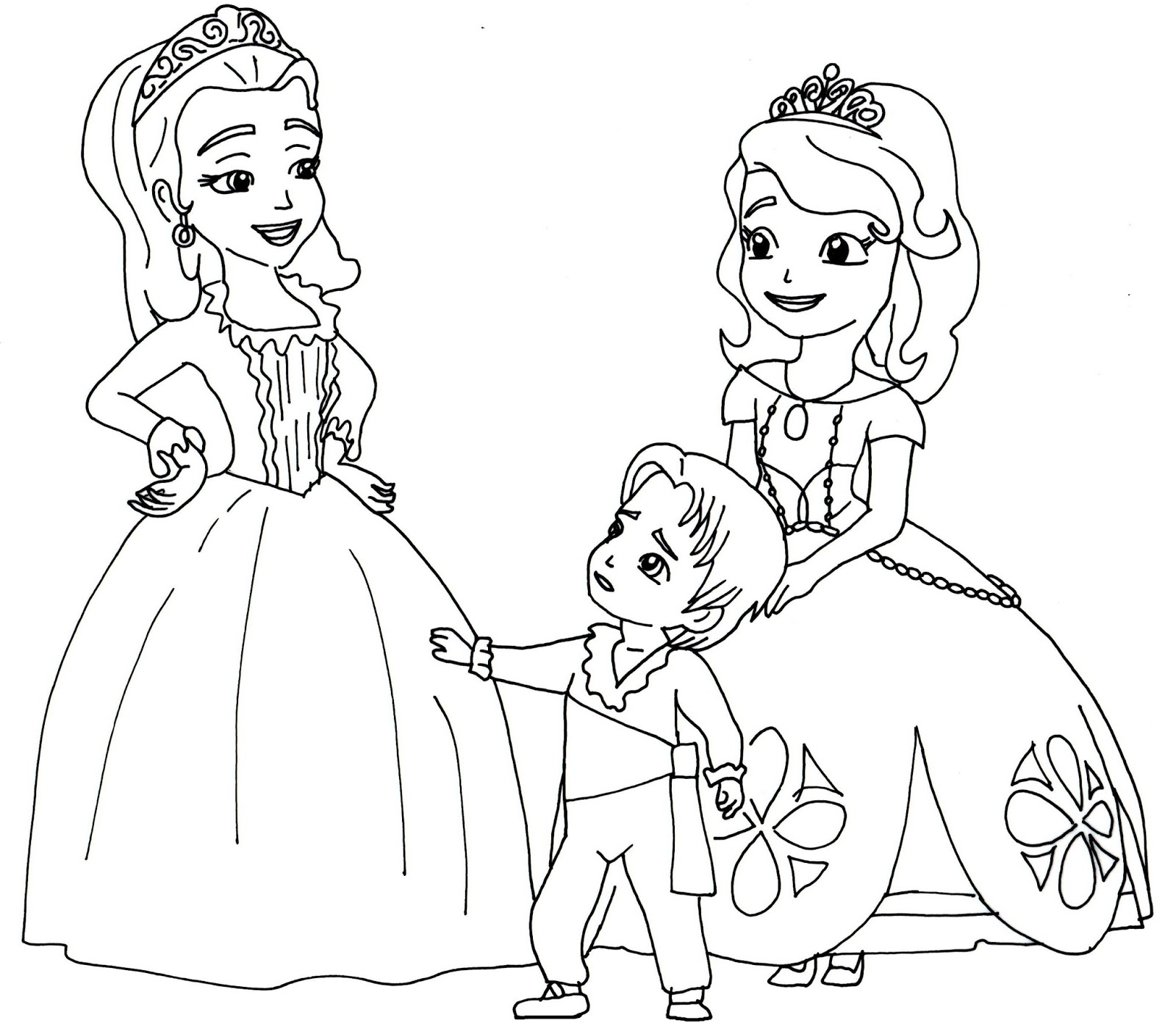 New Sofia The First Coloring Pages Two Princesses And A Baby Sofia 1600x1392 New Sofia The First Coloring Pages Two Princesses And A Baby Sofia