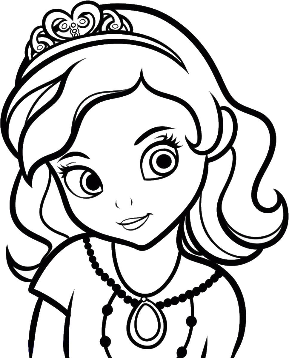 Sofia The First Coloring Pages 968x1200 Sofia The First Coloring Pages