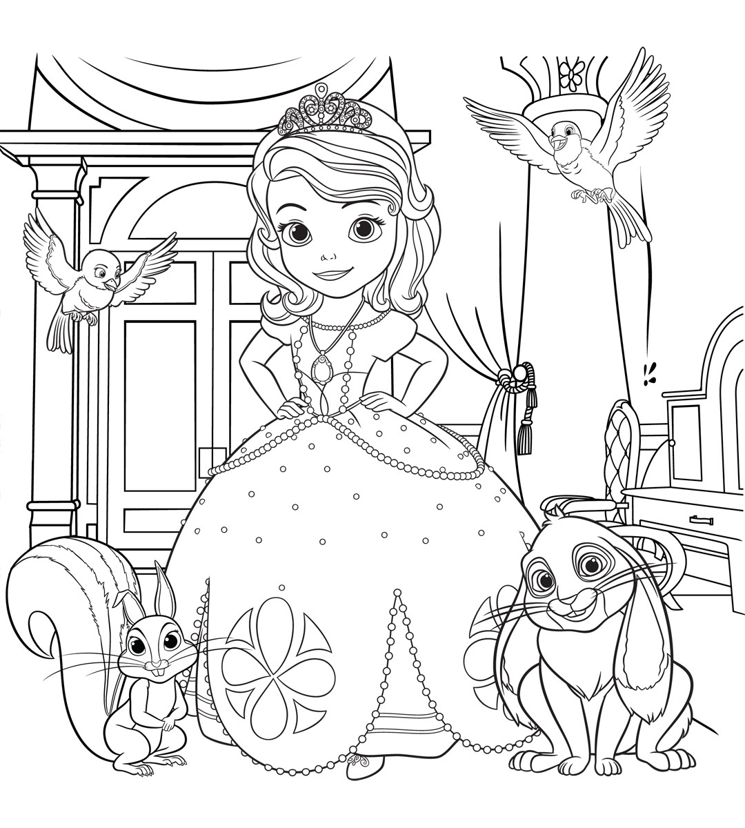 Sofia The First Coloring Pages For Girls To Print For Free 1080x1200 Sofia The First Coloring Pages For Girls To Print For Free