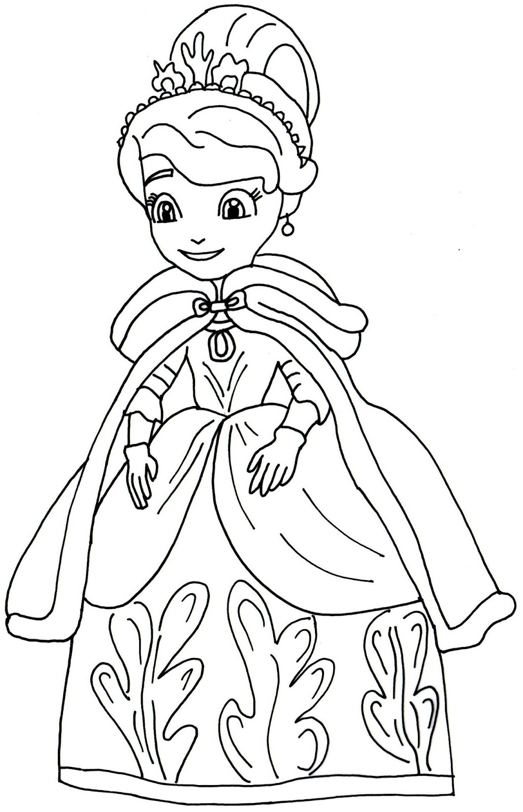 Best Sofia The First Coloring Pages Winter Dress Free 2181 1030x1600 Best Sofia The First Coloring Pages Winter Dress Free 2181