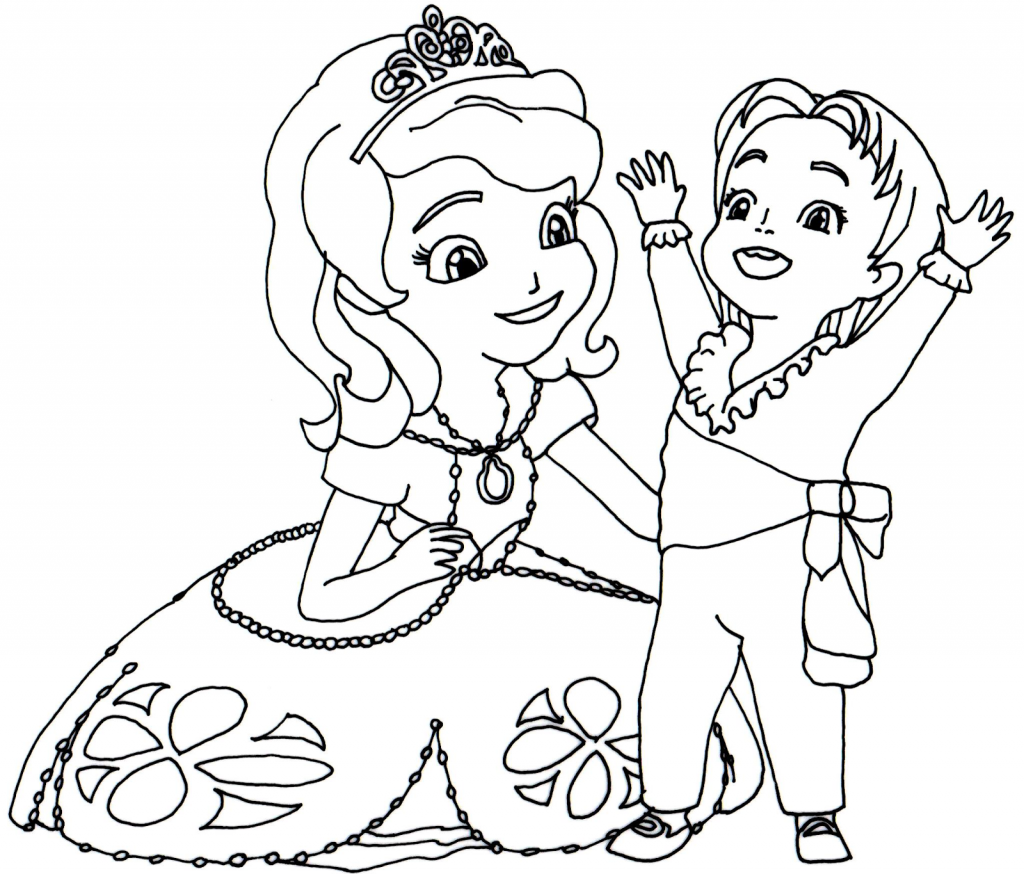 Best Sofia The First Coloring Pages With James Free 2178 Printable 1024x874 Best Sofia The First Coloring Pages With James Free 2178 Printable