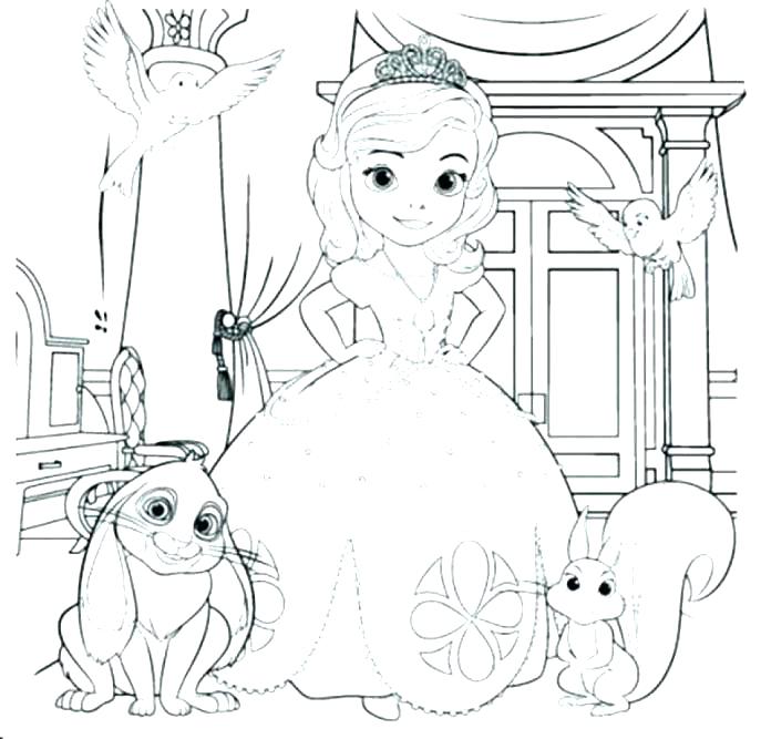 Princess Sofia Colouring Pages Free Get This The First Coloring 687x667 Princess Sofia Colouring Pages Free Get This The First Coloring