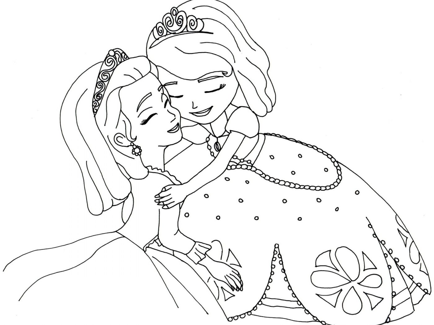 Sofia The First Coloring Pages Free Printable Cartoons Disney 1400x1050 Sofia The First Coloring Pages Free Printable Cartoons Disney