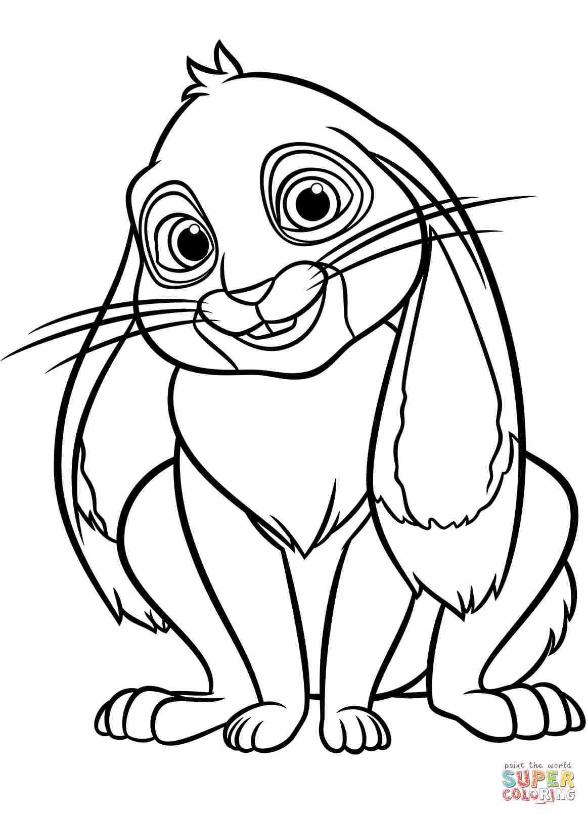 Clover The Rabbit From Sofia First Coloring Page Free With Olegratiy 1161x1612 Clover The Rabbit From Sofia First Coloring Page Free With Olegratiy