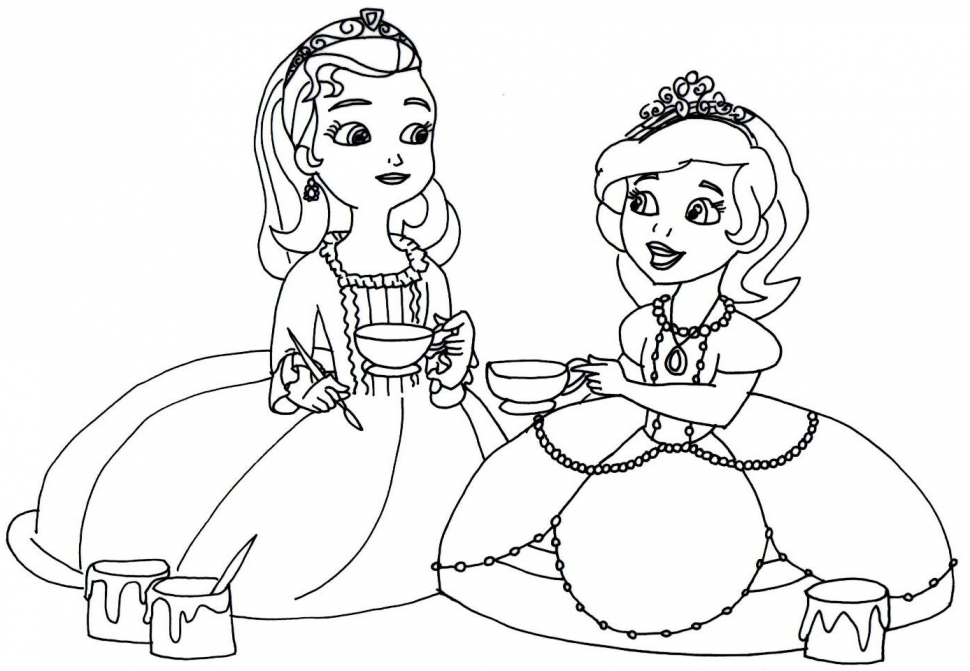 Sofia Coloring Pages Pdf Coloring Printable Sofia The First Pages 970x671 Sofia Coloring Pages Pdf Coloring Printable Sofia The First Pages