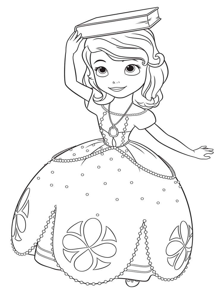 750x1000 Sofia Coloring Pages The First