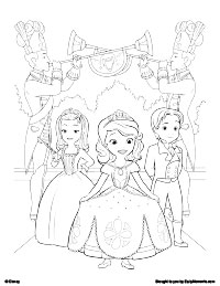 200x259 Free Printable Sofia The First Coloring Pages 16750