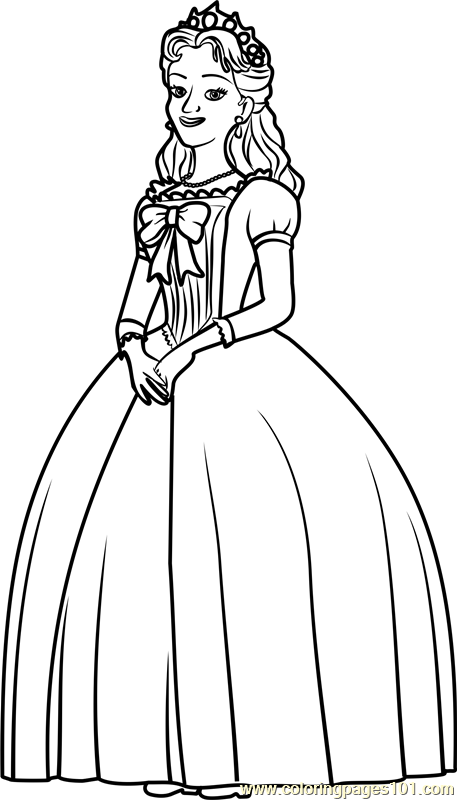 457x800 Queen Coloring Pages Queen Miranda Coloring Page Free Sofia