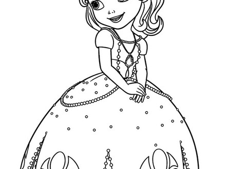 440x330 37 Sofia The First Disney Princess Coloring Pages, Sofia The First