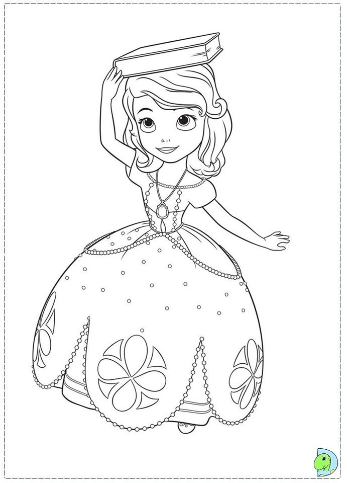 691x960 Sofia The First Coloring Pages Printable Projects To Try