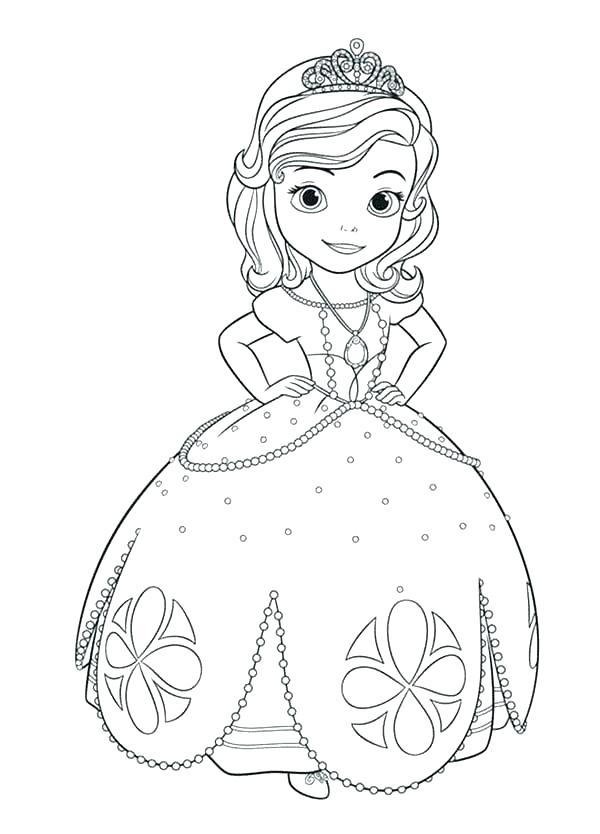 Sofia The First Coloring Page Coloring Pages The First Coloring 600x834 Sofia The First Coloring Page Coloring Pages The First Coloring