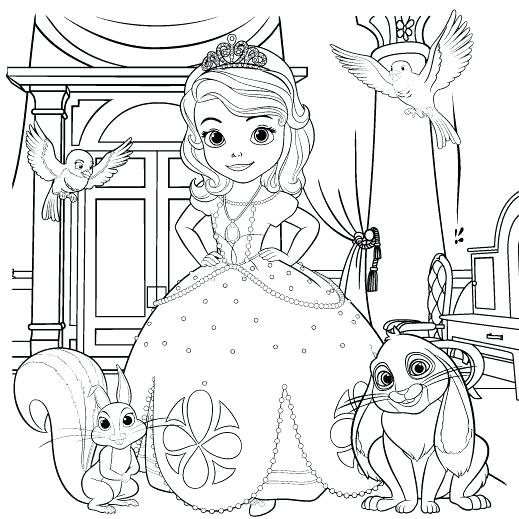 Sofia The First Mermaid Coloring Pages at GetColorings.com | Free ...