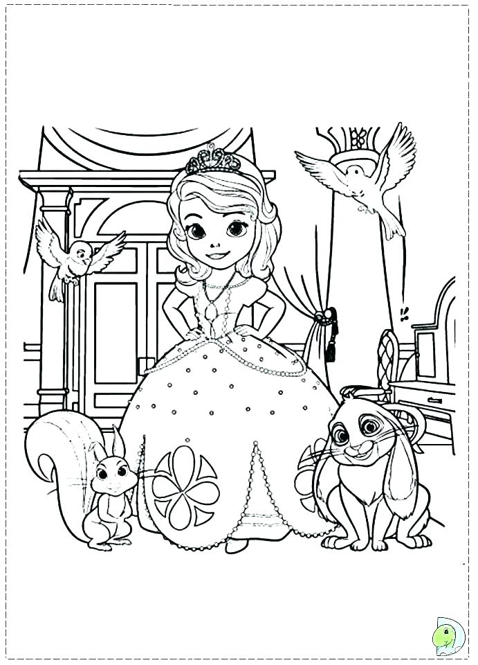 691x960 Sofia First Free Printable Coloring Pages Kids Coloring