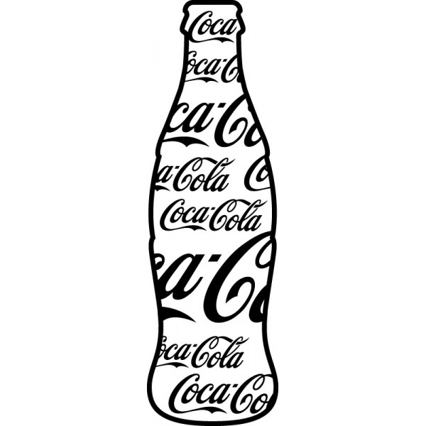600x600 Coca Cola Bottle Coloring Page Coca Cola Bottle Colouring Pages