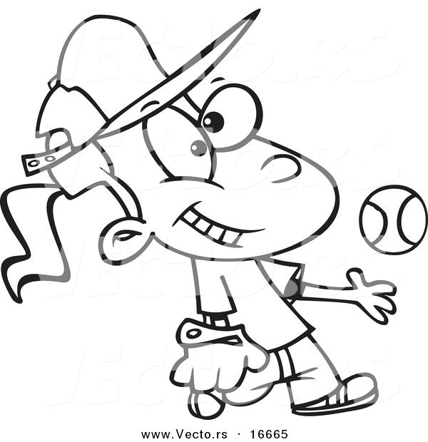 Softball Coloring Page at GetColorings.com | Free printable colorings