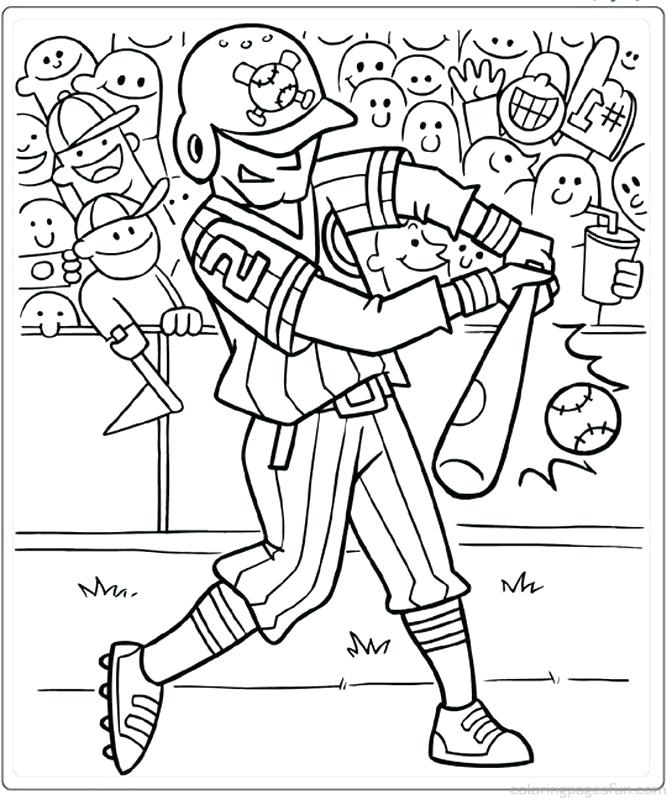 672x800 Softball Coloring Pictures Coloring For Kids Free Baseball