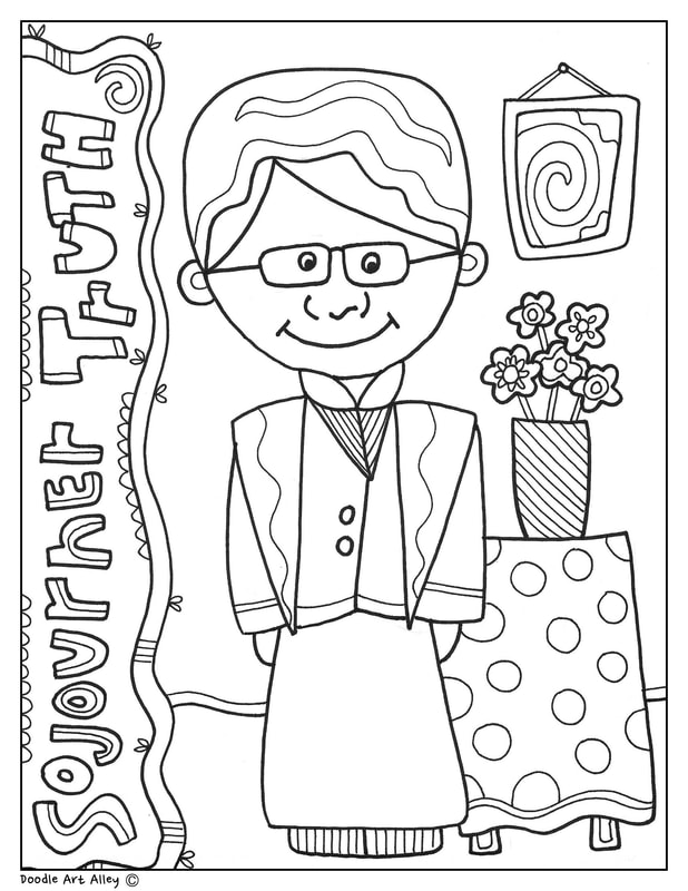 Sojourner Truth Coloring Pages 618x800 Sojourner Truth Coloring Pages