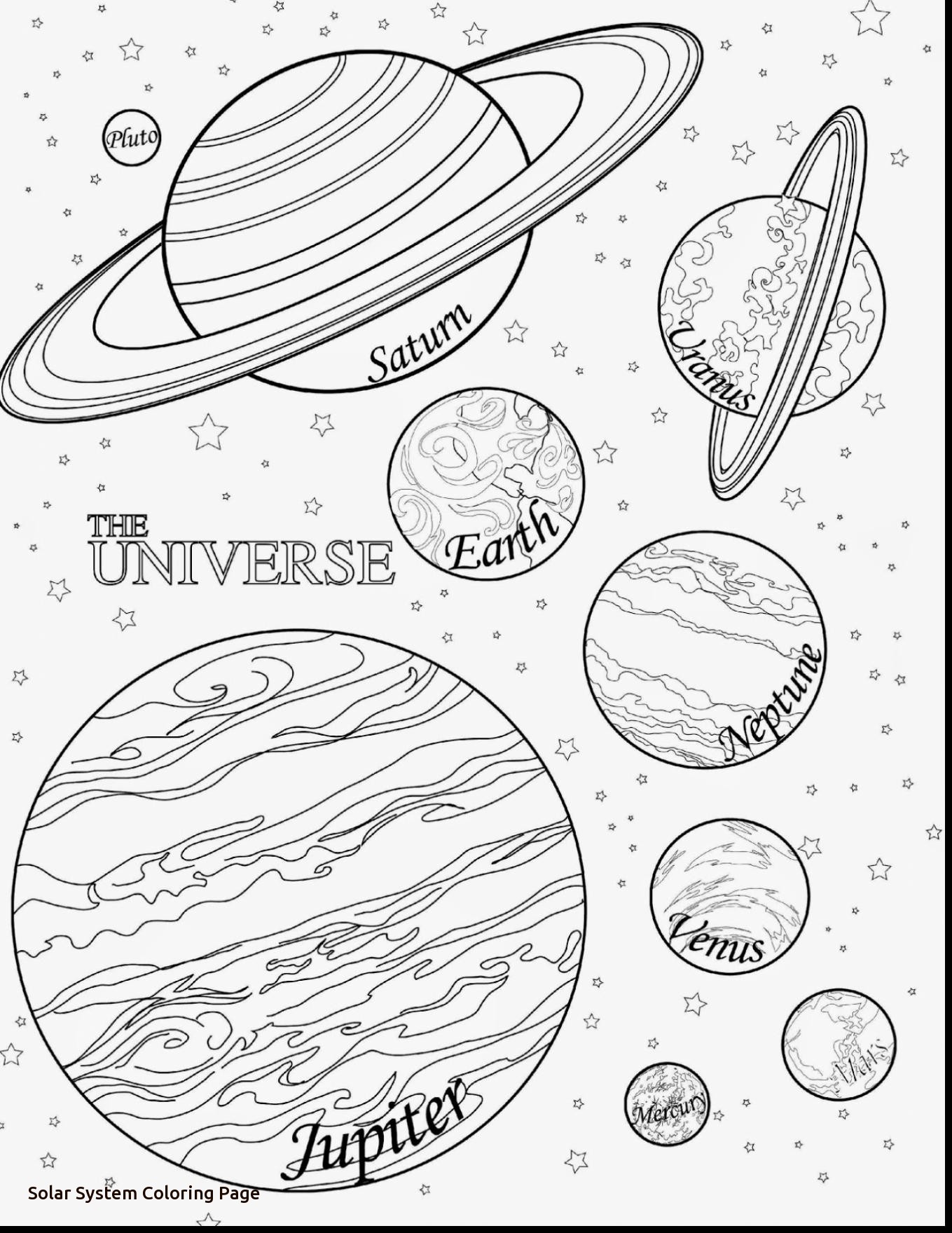 Solar System Coloring Page 1359x1760 Solar System Coloring Page