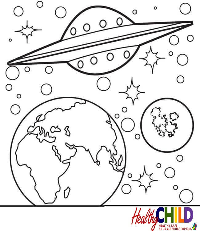 Free Space Coloring Pages For Kids 650x750 Free Space Coloring Pages For Kids