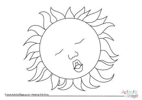 460x324 During The Eclipse Colouring Page
