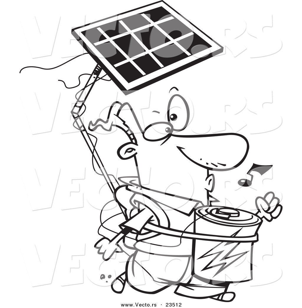 Cartoon Vector Of Cartoon Solar Power Guy 1024x1044 Cartoon Vector Of Cartoon Solar Power Guy