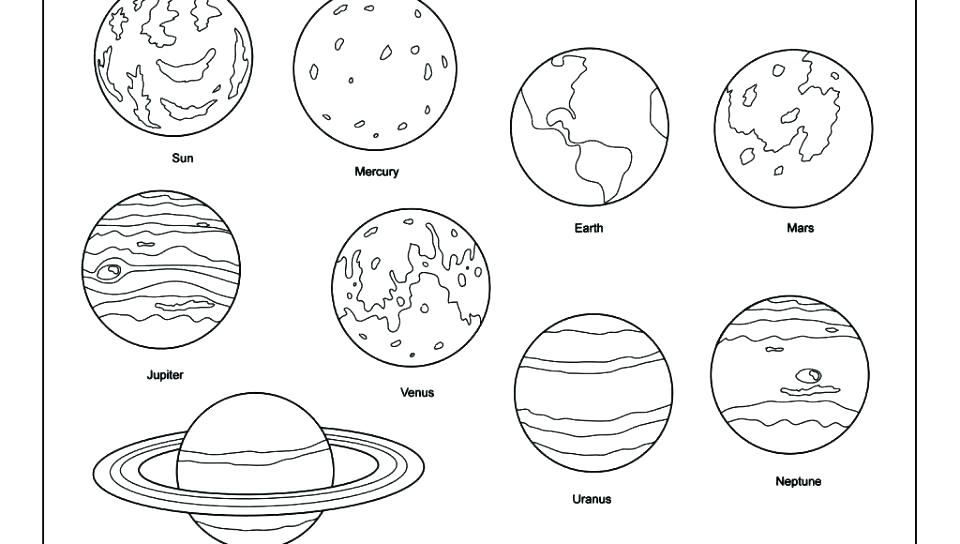 Planets Coloring Pages 960x544 Planets Coloring Pages
