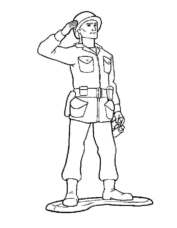 700x900 Soldier Coloring Pages