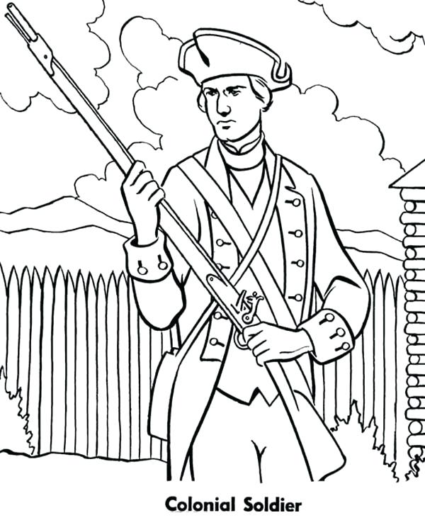 600x734 Soldiers Coloring Pages