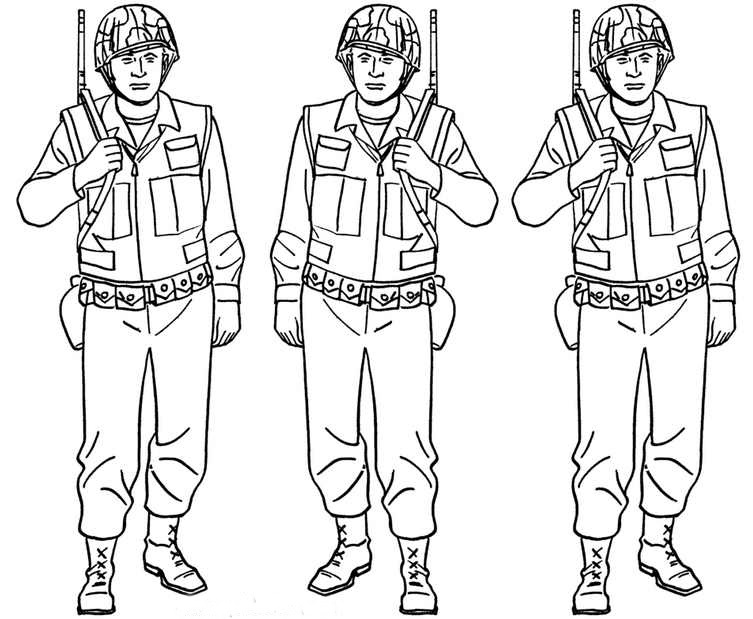 Army Soldier Colouring Pages Free Download 753x619 Army Soldier Colouring Pages Free Download