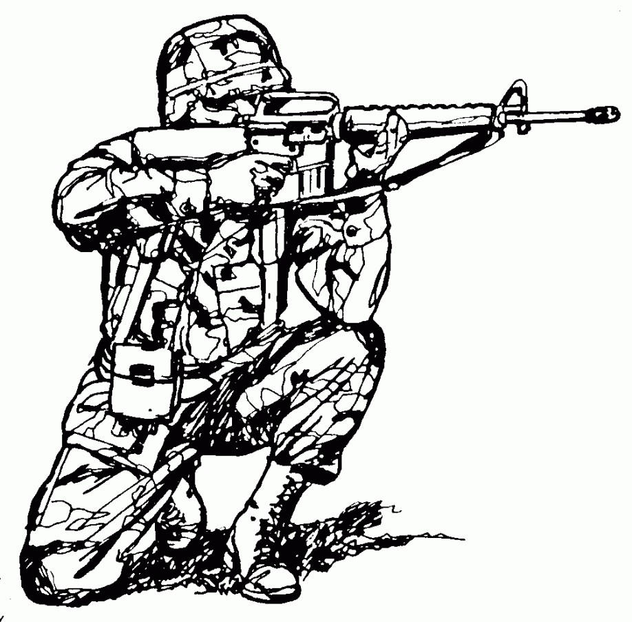 Printable Military Coloring Pages