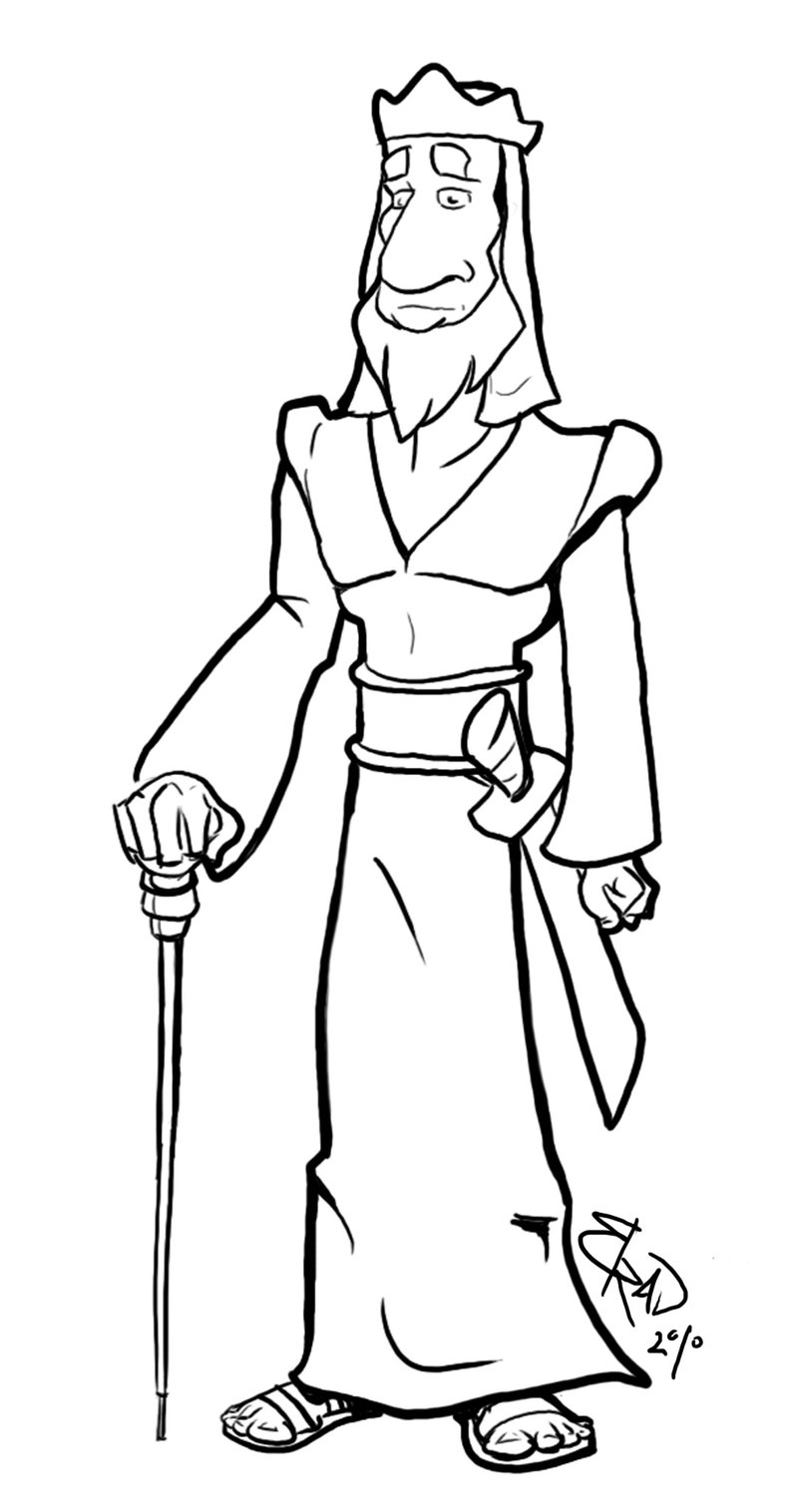 800x1516 King Saul Coloring Page Bible Pages David Free Arilitv King Saul